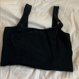 Crop top black express large
